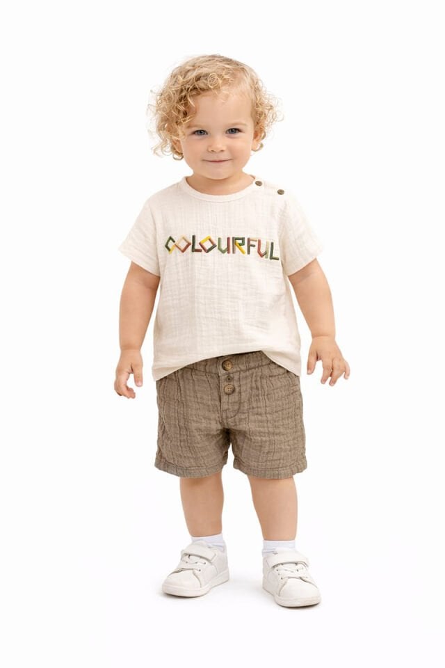 Zarev Erkek Bebek 2’li Takım 24 Ay - Kahverengi