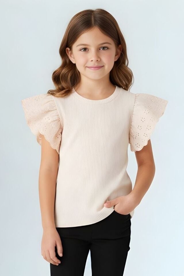 Alya Kız Çocuk ve Kız Bebek Body 10-11 yaş - Bej