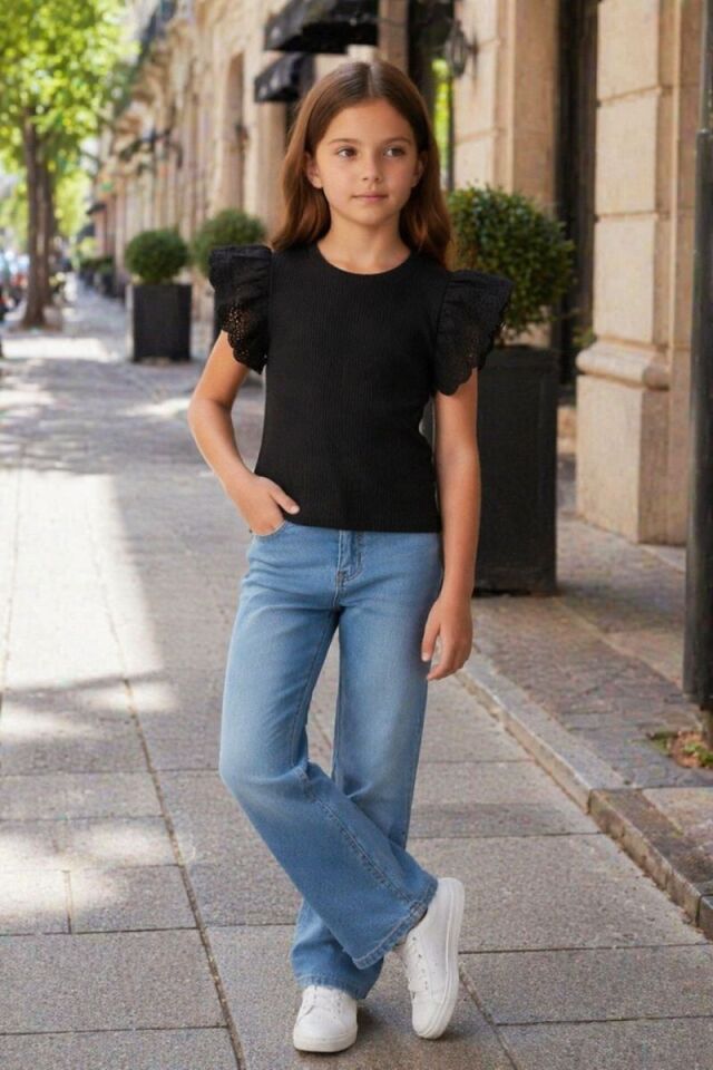 Alya Kız Çocuk ve Kız Bebek Body 9-10 yaş - Siyah