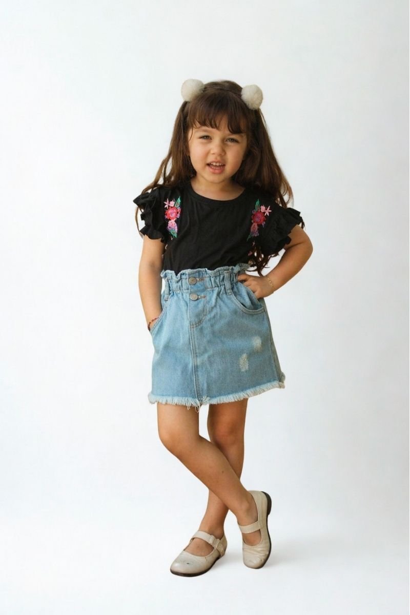 Lidya Kız Çocuk 2’li Takım 7-8 yaş - Siyah