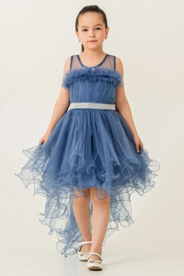 KIZ ÇOCUK KUYRUKLU ABİYE