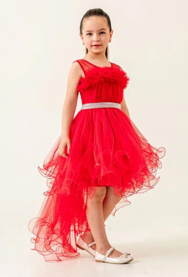 KIZ ÇOCUK KUYRUKLU ABİYE