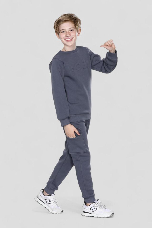 Boss Üç İplik Eşofman Takımı