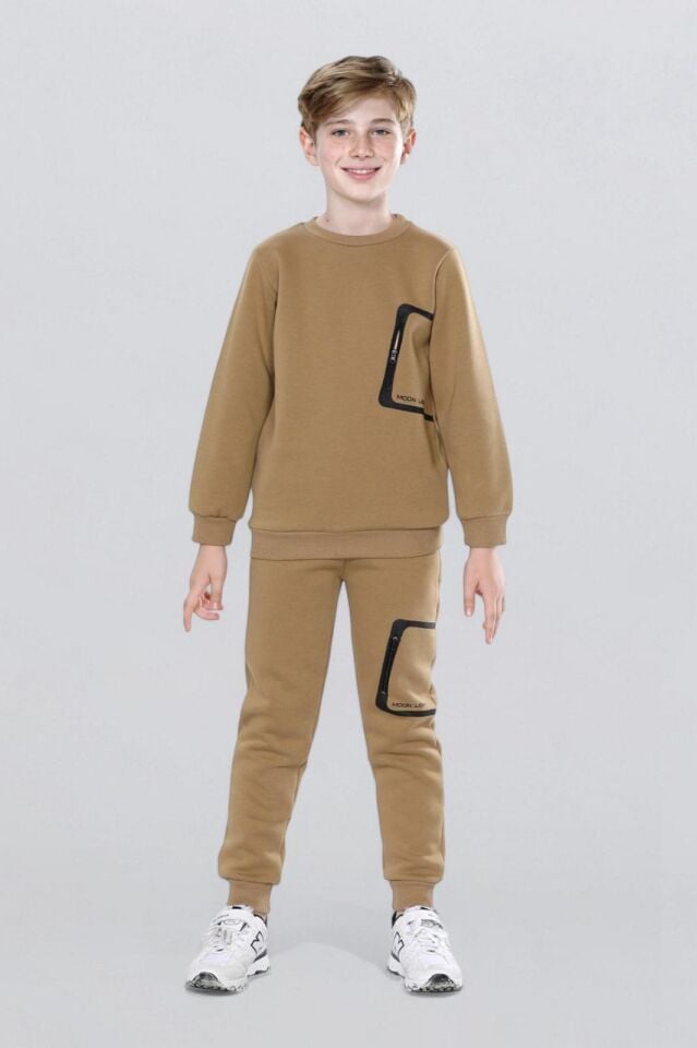 Babitto Fermuarlı Takım Hardal Sarısı - 10 Yaş