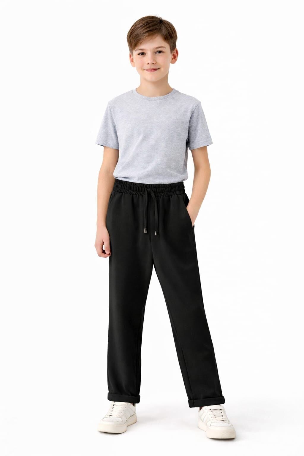 Mirox Erkek Çocuk Pantolon 13-14 yaş - Siyah