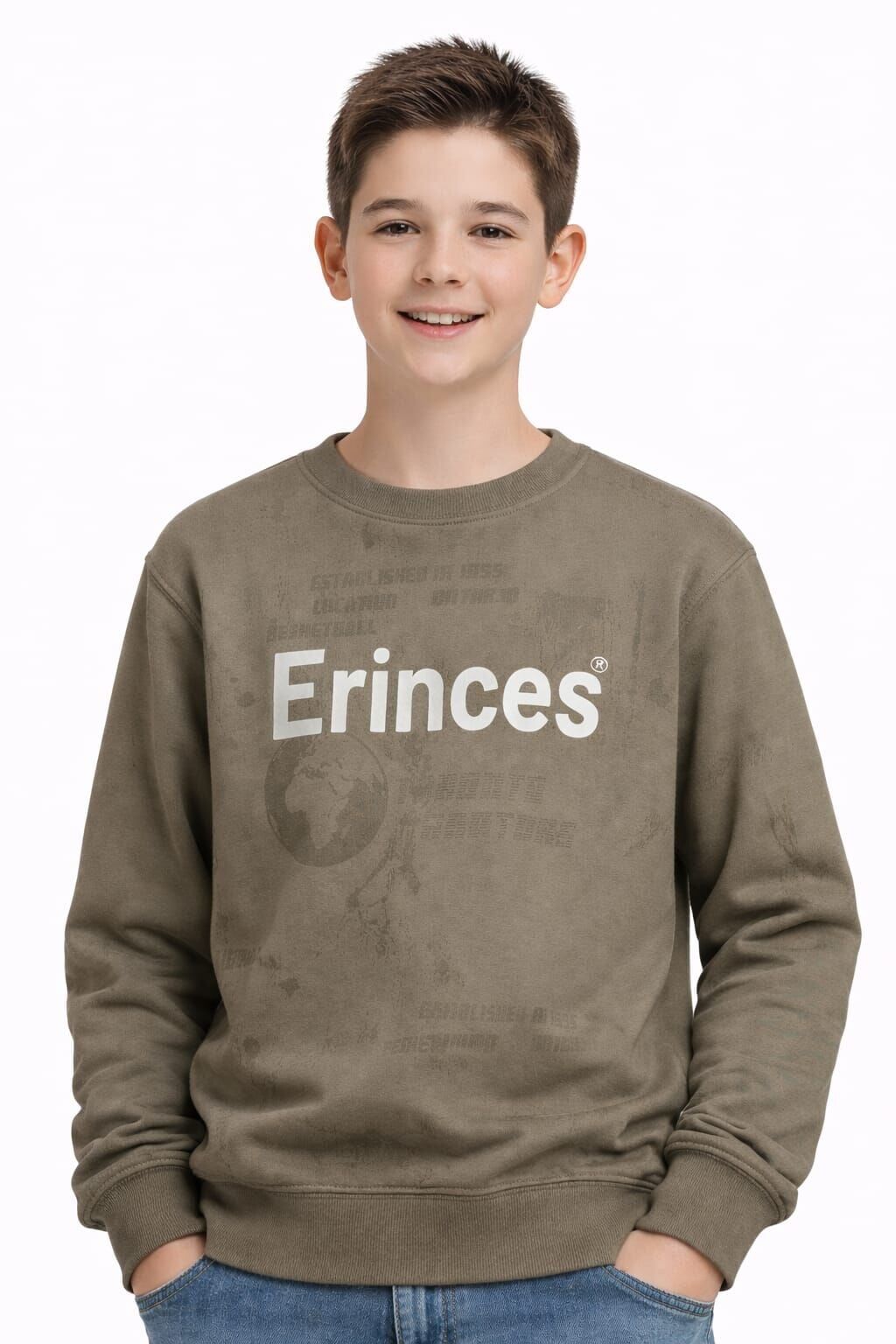 Lavor Erkek Çocuk Mevsimlik Sweatshirt 16 Yaş - Yeşil