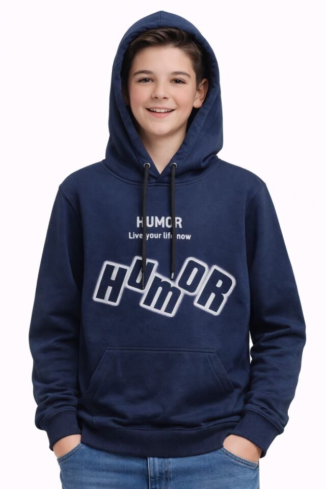 Pavro Erkek Çocuk Mevsimlik Sweatshirt 15 Yaş - Mavi