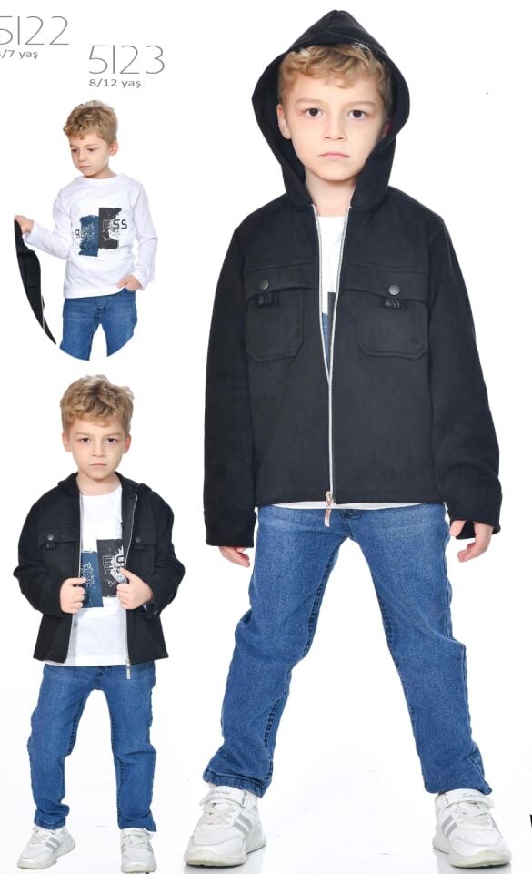 ERKEK ÇOCUK 3'LÜ MONTLU TAKIM